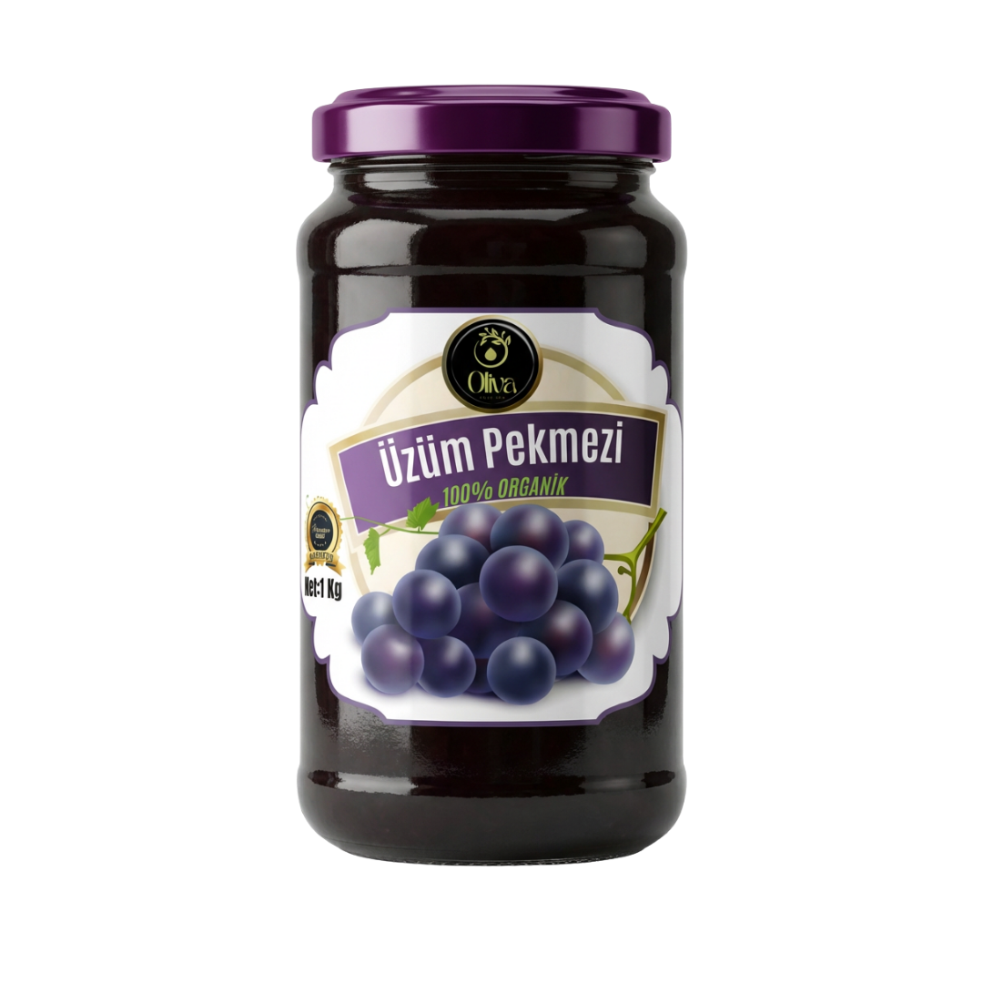 O oliva'dan Şekersiz Kara Üzüm Pekmezi - 1 Kg