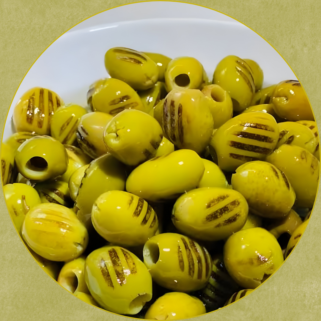 Dogal Fermente Organik Üretim Izgara Zeytin - 1 Kg