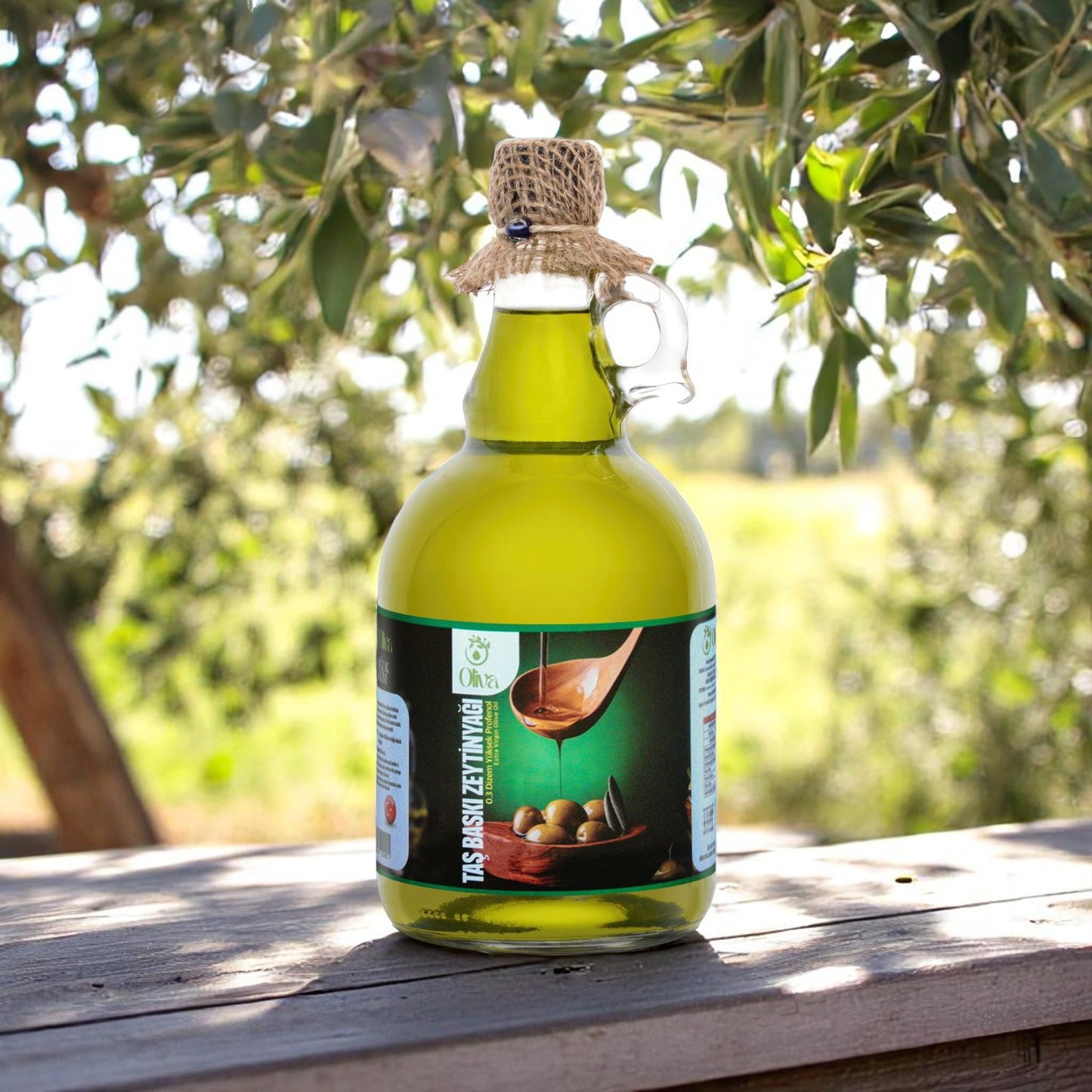 2025_2026  Ekim Ayı Yeni Hasat Premium Zeytinyağı 1 Lt. Cam Şişe