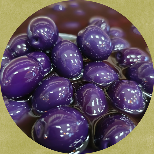 Dogal Fermente Organik Üretim Yaban Mersinli Zeytin - 1 Kg