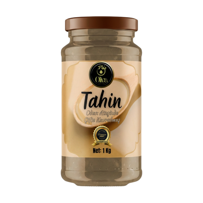 O oliva'dan Organik Odun Ateşinde Kavrulmuş Yerli Susam Tahin - 1 Kg