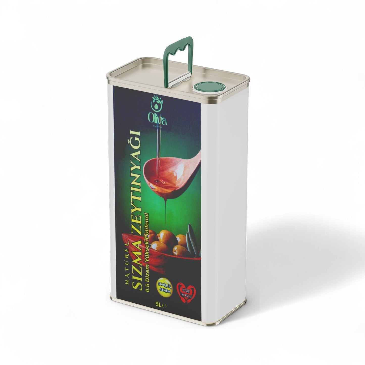 2025_2026 Kasım ayı 0.5 Dizem Naturel Soğuk Sıkım Olgun Hasat Premium Zeytinyağı 5 Lt.