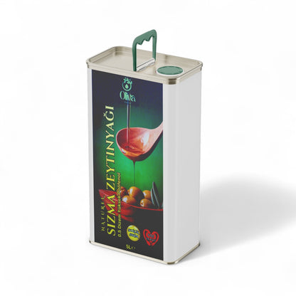 2025_2026 Kasım ayı 0.5 Dizem Naturel Soğuk Sıkım Olgun Hasat Premium Zeytinyağı 5 Lt.