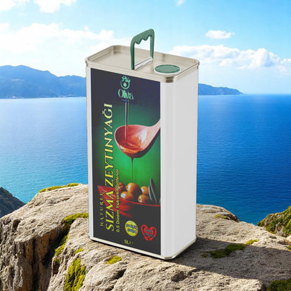 2025_2026 Kasım ayı 0.5 Dizem Naturel Soğuk Sıkım Olgun Hasat Premium Zeytinyağı 5 Lt.